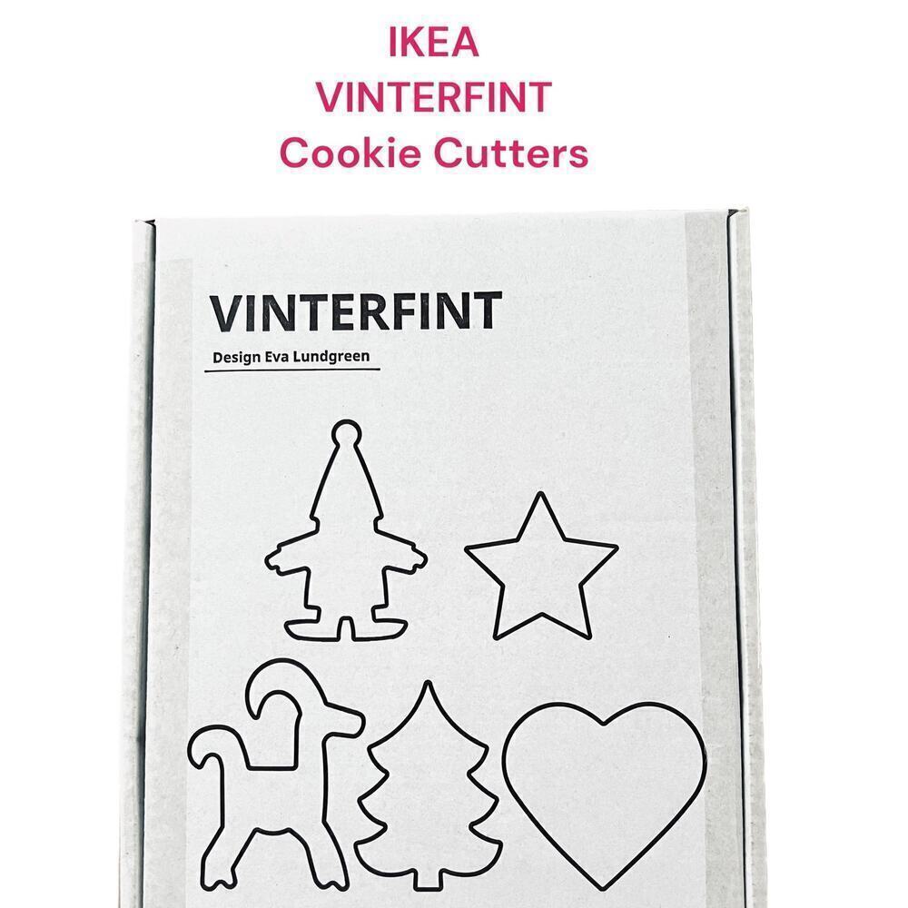 IKEA VINTERFINT 2023 Holiday Pastry Cutter Set of 5 Shapes